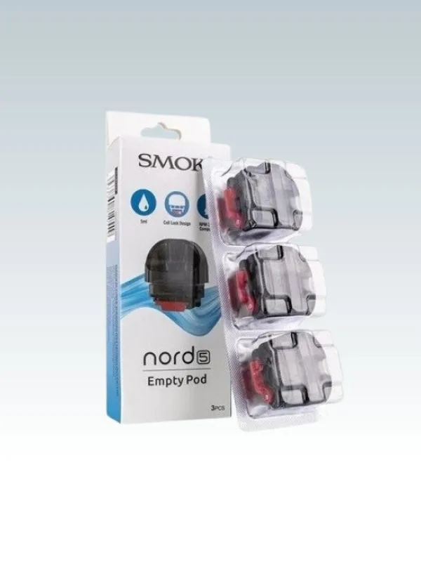 Smok Nord 5 Boş Pod Kartuş 3'lü Paket