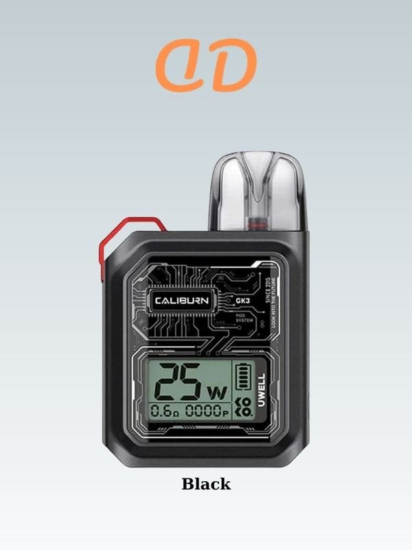 Uwell-Caliburn-GK3-Black-Siparis-Ver-Duman-Diyari