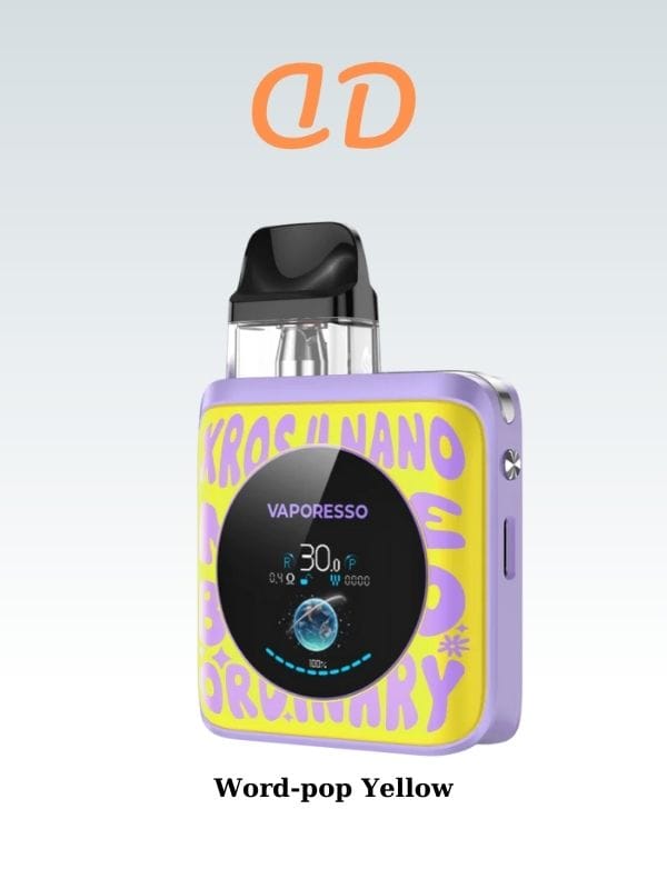 Vaporesso-XROS-4-Nano-Pod-Kit-Word-pop-Yellow-Siparis-Ver-Duman-Diyari
