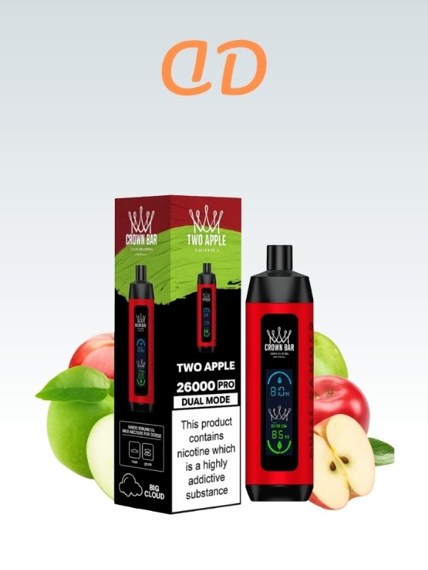 Al-Fakher-Crown-Bar-26K-Two-Apple-Siparis-Ver-Duman-Diyari